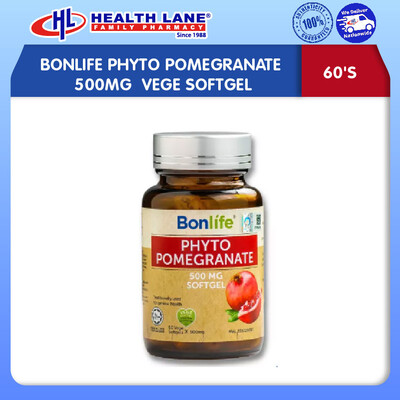 BONLIFE PHYTO POMEGRANATE 500MG 60'S VEGE SOFTGEL